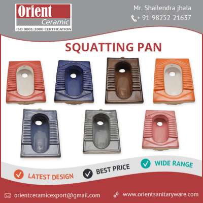 High Grade Squatting Pan at Lower Price for Sale