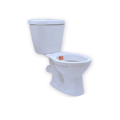 Western Style Ceramic Material Two Piece/PCS Toilet With Dual Flush