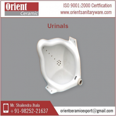 Small Corner Urinals with Glossy and Smooth Finishing