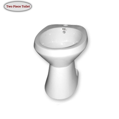 Exporter of Glossy and Durable Ceramic Two Piece Toilet at Low Price